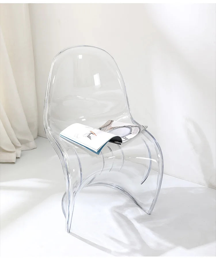Lightweight Chair Nordic Designer Furniture Sedie Soggiorno Pranzo Kitchen Chaise Design Room Acrylic Modern Dining Transparent