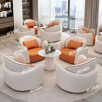 custom.Hotel Lobby Reception Rest Area Sofa Beauty Salon Lobby Business Reception Meeting Negotiation Ta