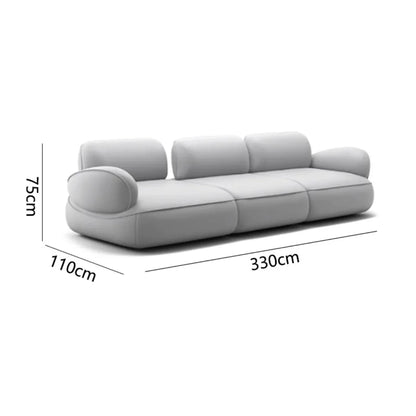 Snail sofa Milan Italian minimalist curved backrest adjustable modern simple wind sofa living room villa sofa