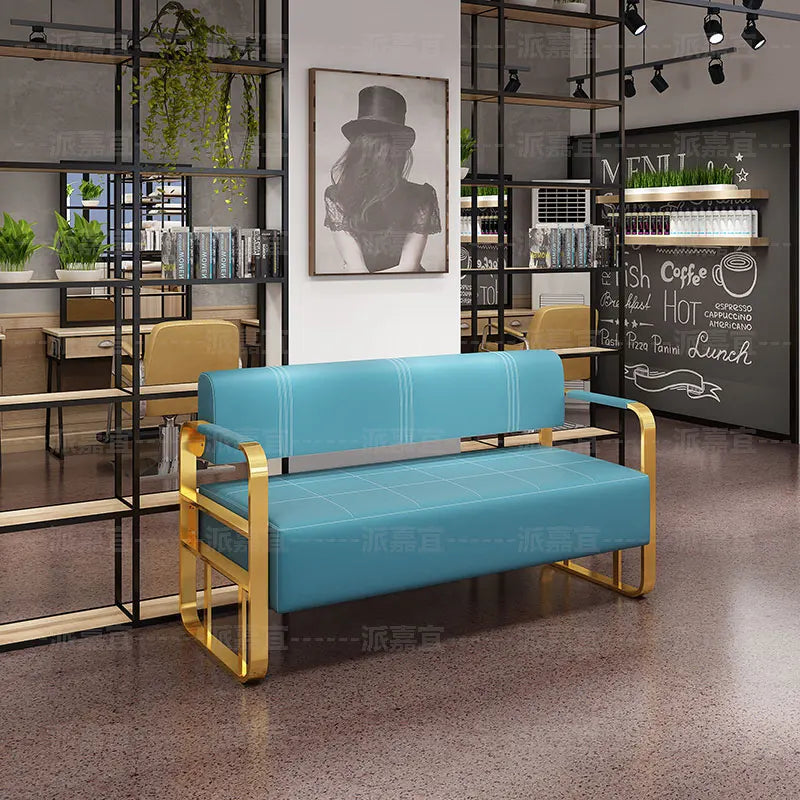 Office reception Small apartment sofa Barber shop Waiting chair Rental house Clothing beauty