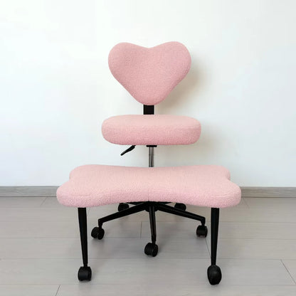Ergonomic cross-leg office chair,360°rotating stool,height-adjustableseat,lumbar support,extremely comfortablemeditation chair,