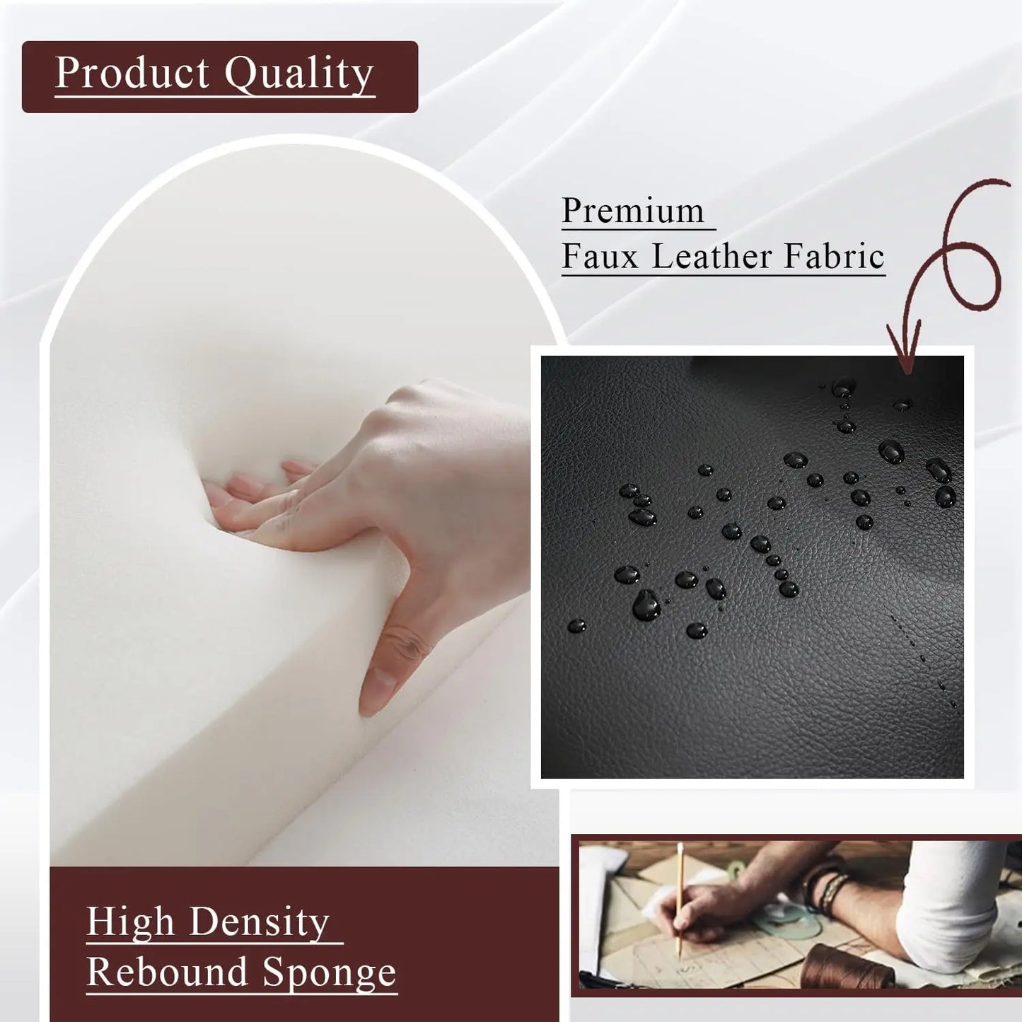 6-Seater Power Recliner Sectional Sofa with Drop-off Table, Faux Leather Electric Sofa Featuring Bass Speaker, LED Light, USB, T