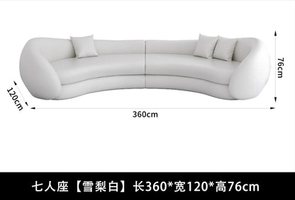 JJJJMinimalist Curved Sofa Sitting Area Reception Creative Sofa
