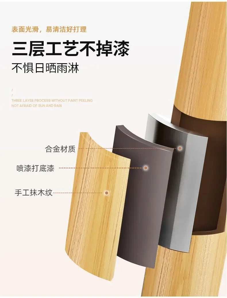 Balcony leisure rocking chair waterproof sunscreen courtyard recliner rattan