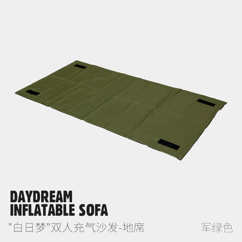Double and Single Inflatable Sofa with Built-in Air Pump, Comfortable and Portable for Camping and Leisure Home Use