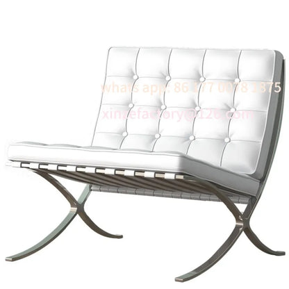 Barcelona Single Sofa Designer Lazy Sofa High-end Italian Living Room Sofa Chair Nordic Light Luxury Leisure Chair