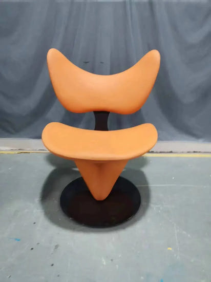 Nordic simple leisure chair light luxury creative design single sofa reception chair metal butterfly chair