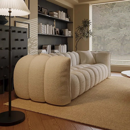 Medieval Cream Style Single Lazy Sofa Living Room Bedroom Pumpkin Leisure Sofa Chair Sofa Set Living Room Economic Vacuum Sofas