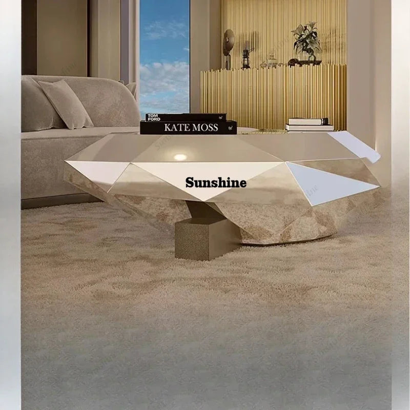 Modern Luxury Coffee Table Nordic Small Designer Books Industrial Coffee Table Clear Simple Cheap Metal Meubles Home Furniture