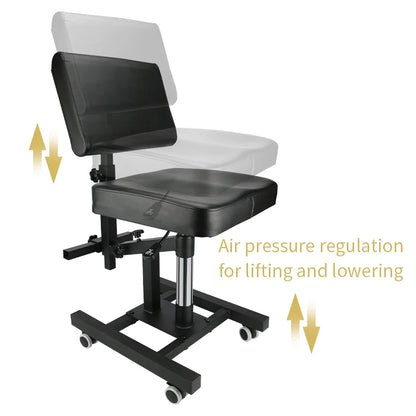 TAIDU 2025 Newest Multi Functional Tattoo Bench Air Pressure Lifting  Back Adjustable Tattoo Chair Steel Frame Salon Chairs