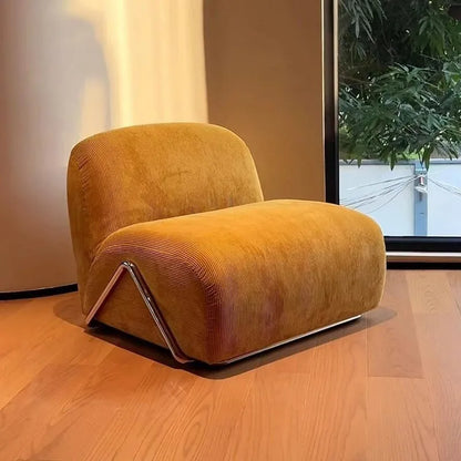 Modular Single Sofa Bedroom Balcony Living Room Leisure Chair Antique Designer Fabric Lazy Sofa Artistic Furniture