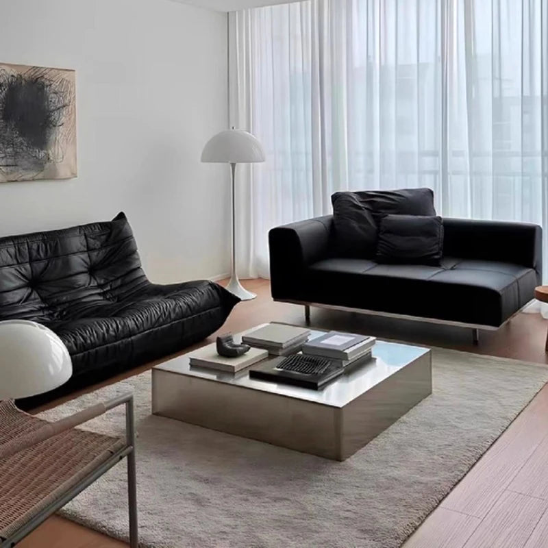 Unique Modern Coffee Table Metal Aesthetic Simple Living Room Decoration Coffee Table Center Italian Meubles Salon Furniture