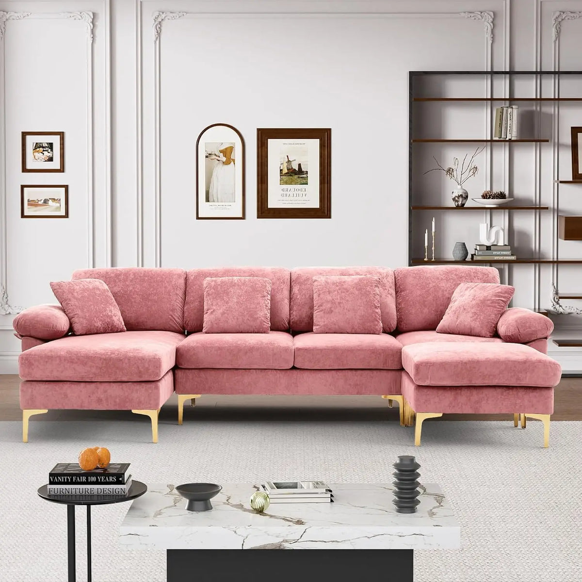U-Shaped Sectional Sofa 114