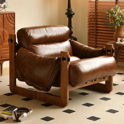 Nordic retro single sofa chair home leisure