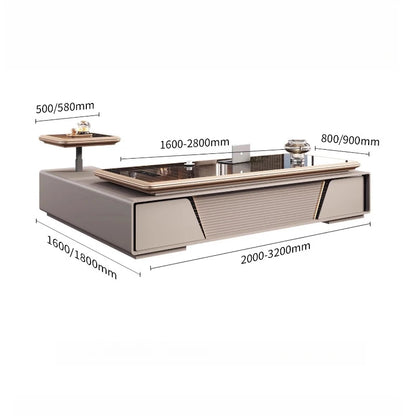 Lift luxury boss table Minimalist Modern Leadership Office Furniture Manager computer desks escritorios de computadora furniture