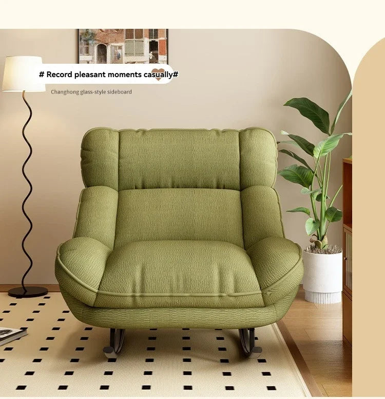Lazy sofa, rocking chair, lounge chair, balcony, home use leisure chair, reclining or sleeping, living room rocking chair