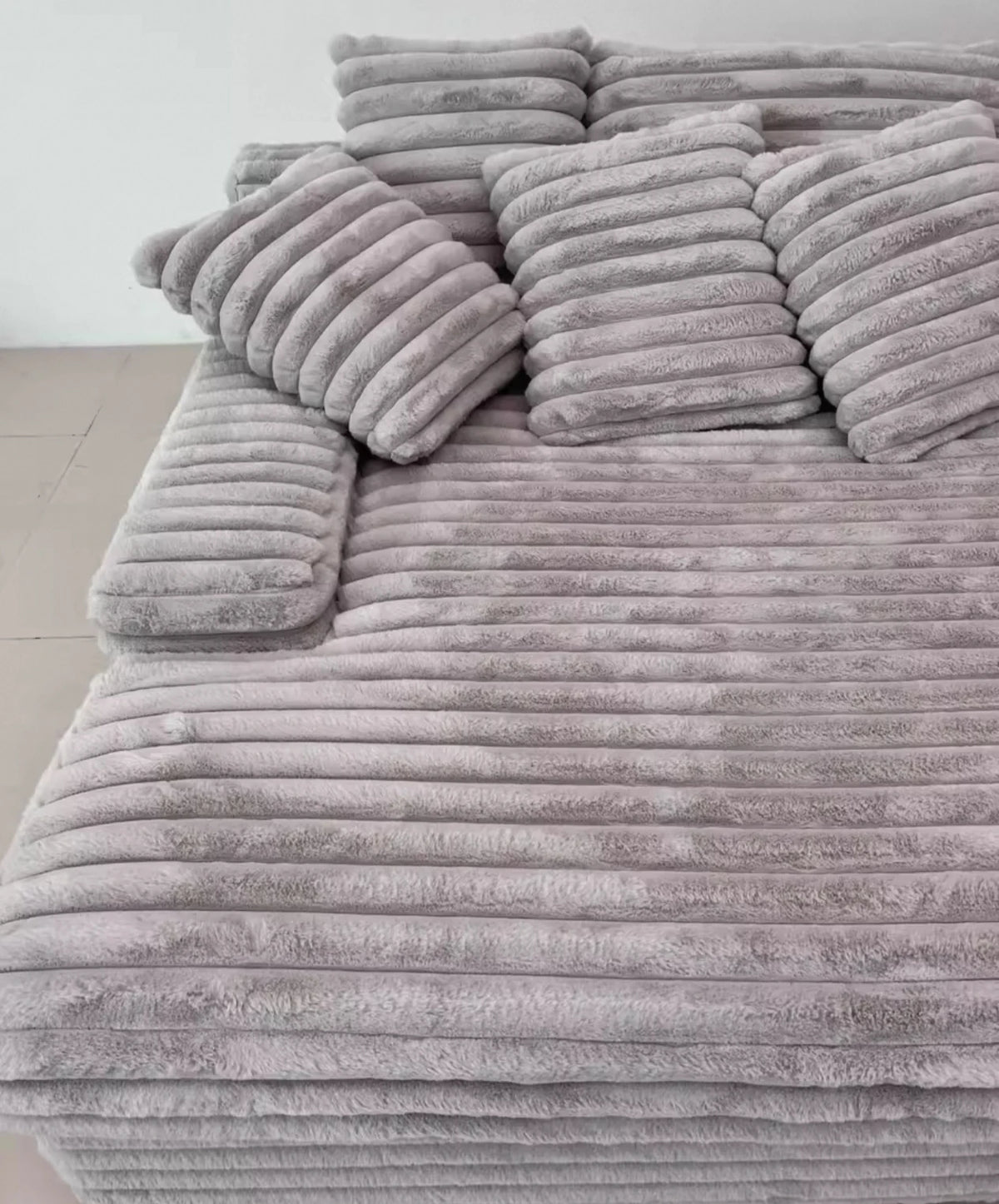 Wholesale Modern Living Room Furniture L-Shaped Compression Sofa Bed Combination