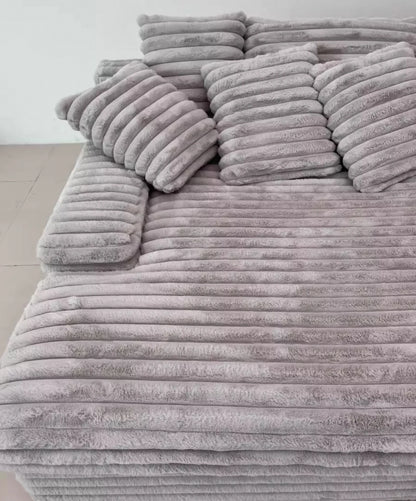 Wholesale Modern Living Room Furniture L-Shaped Compression Sofa Bed Combination