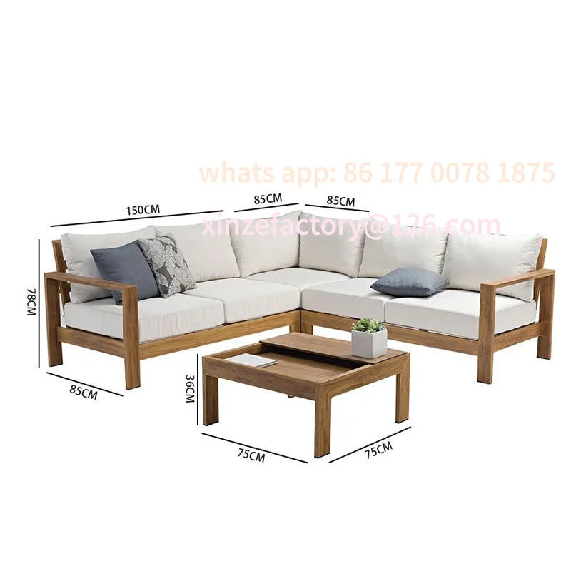 Customizable Garden Sofa Leisure Outdoor Villa