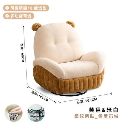 Electric single sofa, home living room leisure recliner
