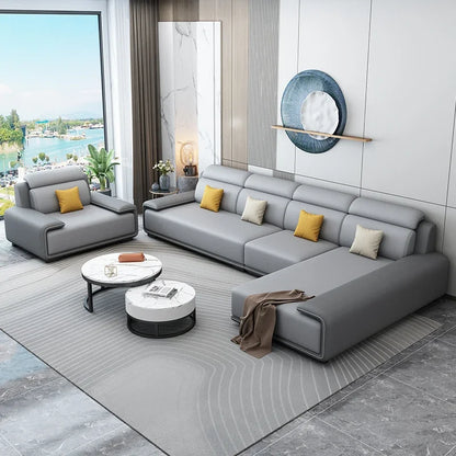 Living Rooms Italian Room Home Furniture Modern Couch Luxury Sectional Sofy Do Salon Modular Sofa Cama Livingroom Sets 0711LSY