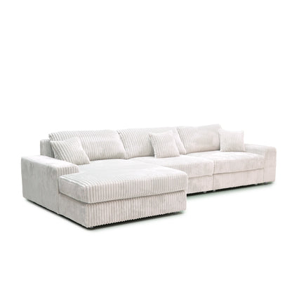 ATUNUS USA Showroom in Stock Sofa American Classic Living Room Furniture Corduroy Modular Sectional Couch Sofa Sets