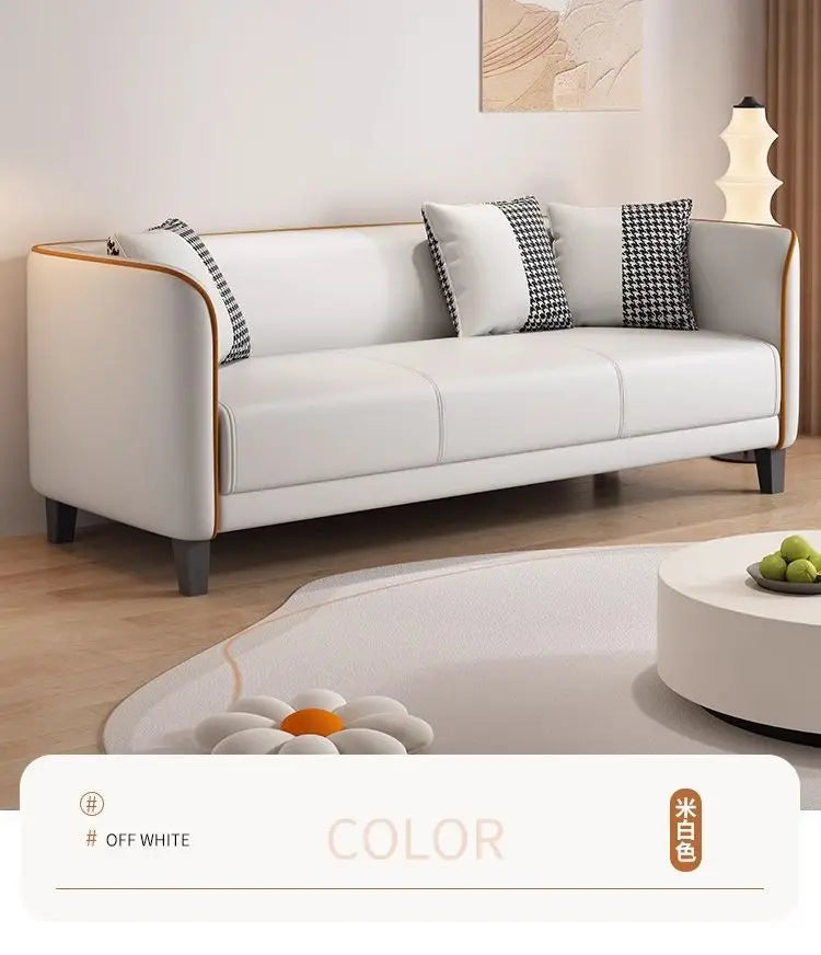 Italian light luxury cat claw cloth sofa small apartment living room double rental room bedroom apartment simple modern large so