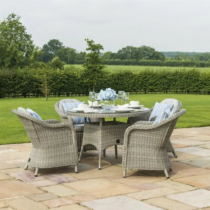 Outdoor Luxury Garden  Rattan Dining Set Patio Garden Adjustable Leisure Cylinder Chair and Table Dining Set