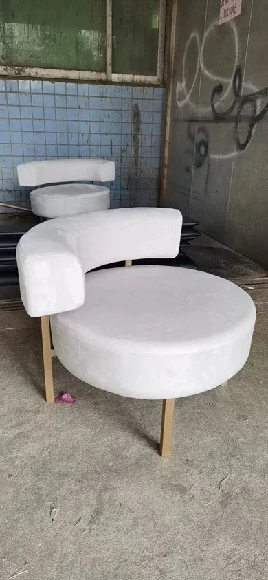 Fabric Nordic Living Room Sofas for Living Room Modern Minimalist Wrought Iron Single Sofa Light Luxury Designer Home Sofa Chair