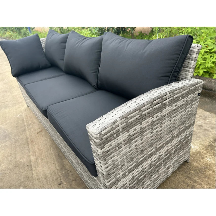Wicker Rattan Outdoor Garden Furniture Sofa Garden Patio Furniture Set Rattan Furniture
