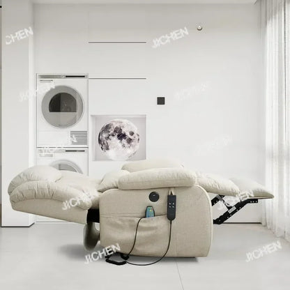 ZQ Dual Motor Sleeper Chair With Massage And Heating Functions Suitable For The Elderly Unlimited Electric Lift Chair, Flat Lyin