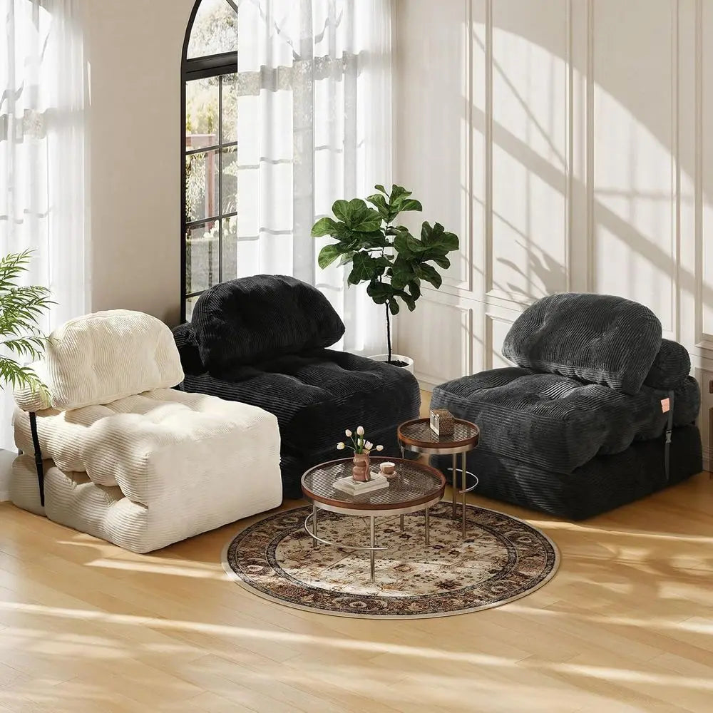 olding Soa Bed, Convertible Sleeper Chair with Back Support and Pillow uton,Boneloldable Couch or Living Room/Gt Use/Home Oice,