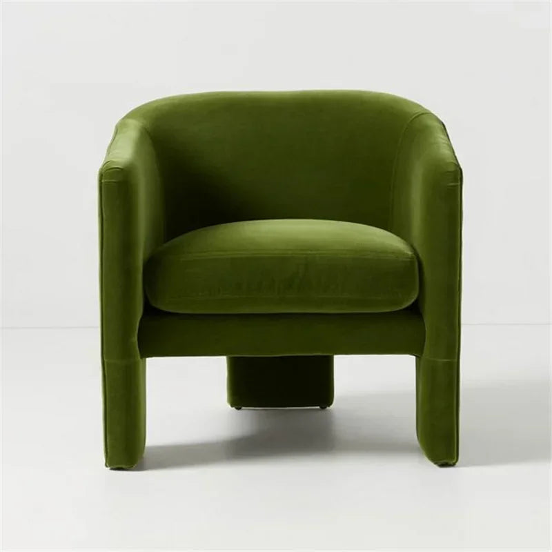 Nordic Hotel Leisure Living Room Chairs Simple Home Furniture Designer Single Lazy Sofa Balcony Coffee Shop Backrest Armchairs L