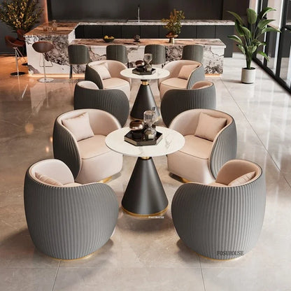 Nordic Designer Armchairs Hotel Lobby Negotiation Chair Living Room Chairs Home Furniture Luxury Conference Chair