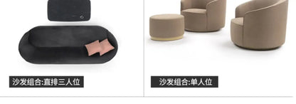 YH8  Modern office leisure sofa personalized creative  hotel lobby lounge area reception living room special-shaped combination