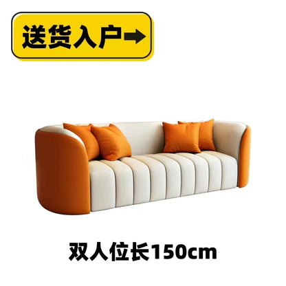 Modern Simple Sofa Designer Lounge Reception Lazy Luxury European Sofa Office Negotiation Aesthetics Divano Trendy Furniture