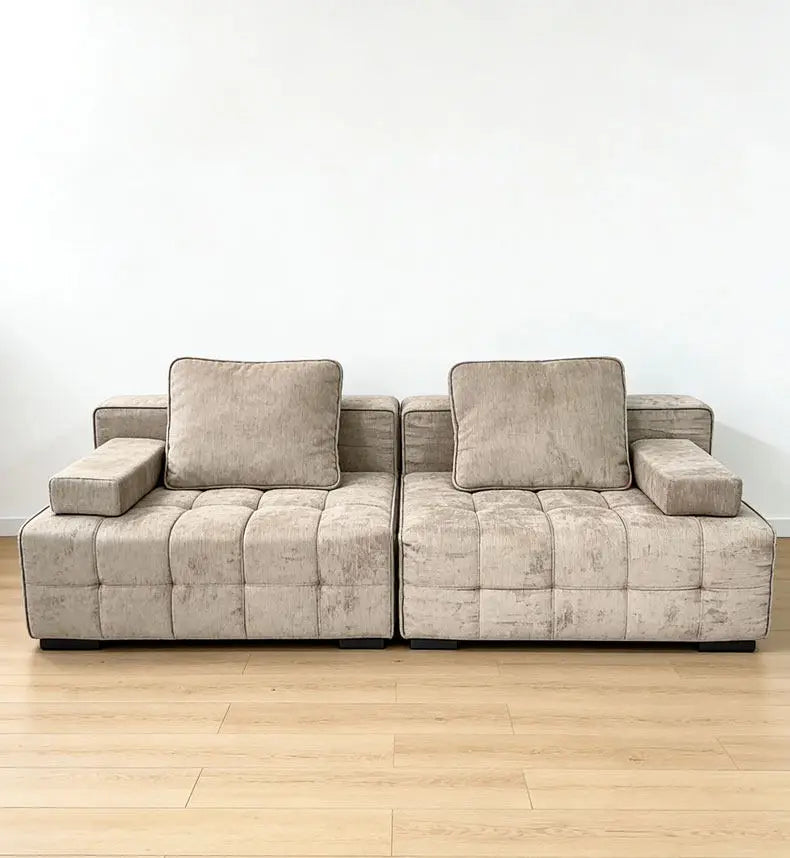 Vacuum Compressed Sofa Living Room Decoration Armchairs Fabric Sponge Sofa Lazy Modern Lounge Boneless Couch Hotel Furniture