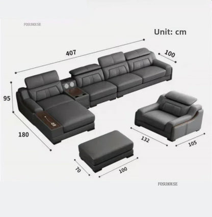 Modern Living Room Sofa Combination Light Luxury Chaise Lounges Design Sofas Living Room Personality Home Furniture
