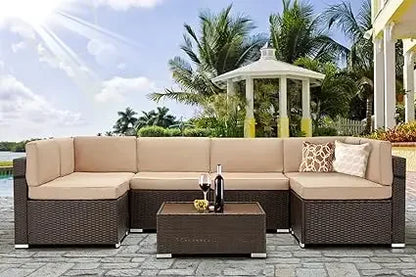 Patio Furniture Set Outdoor Conversation Set Sofa Garden