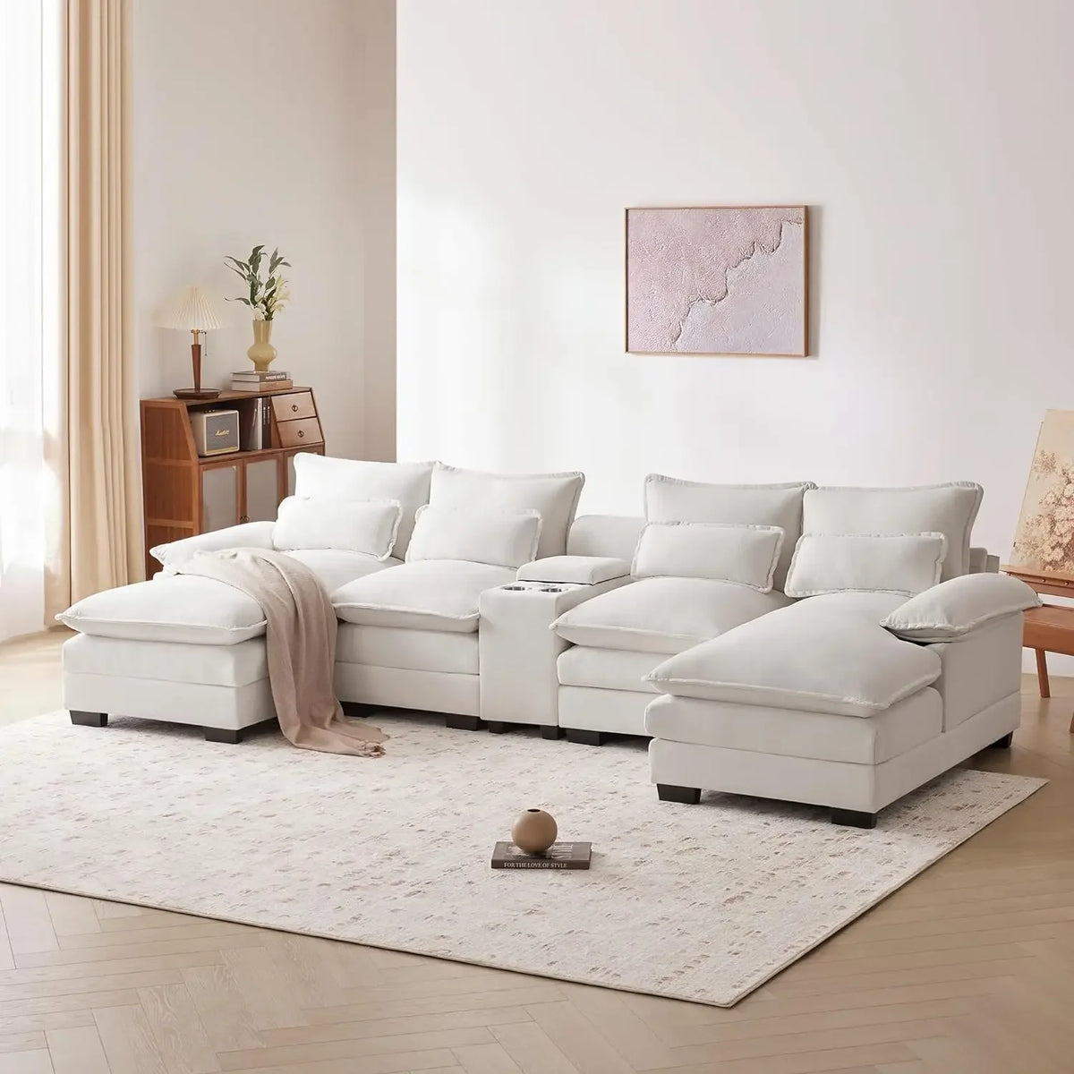 Premium Sofa Cloud Couch for Living Room, 123