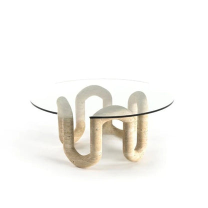 Minimalist Unique Coffee Table Transparent Aesthetic Round Nordic Coffee Table Living Room Decoration Meubles Home Furniture