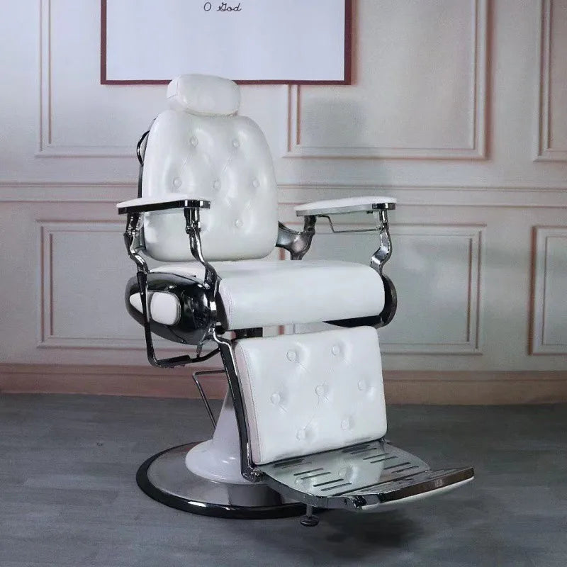 Barber shop chair perm dyeing put down chair oil head men shave beard repair face chair net red hair salon special hair cut seat