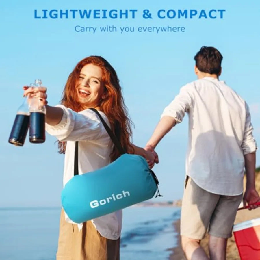 Portable Beach Tent for// with UPF 50+ UV Protection Lightweight and Foldable Sun Shelter with 5 Sand Bags Easy Setup Windproof