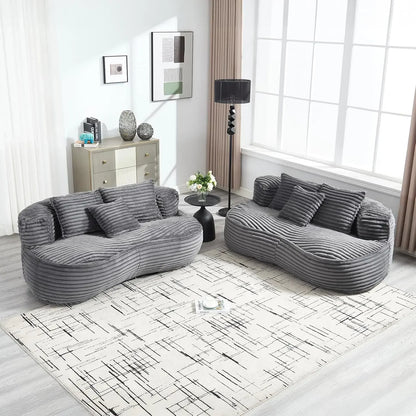 OEM/ODM Compression Sealed Vacuum Package Living Room Bedroom Memory Foam Lazy Sofa Bean Bag Couch