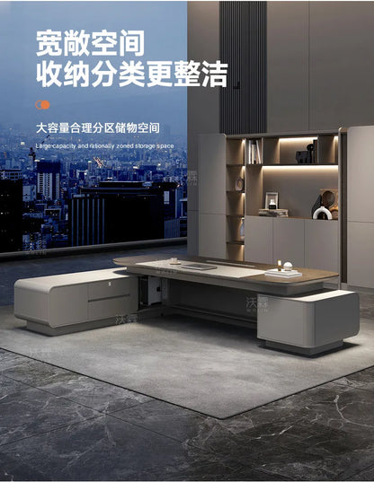 Minimalist Crafts Office Desk Storage Luxury Executive Organizers Office Desk Computer European Meuble Bureau Home Furniture