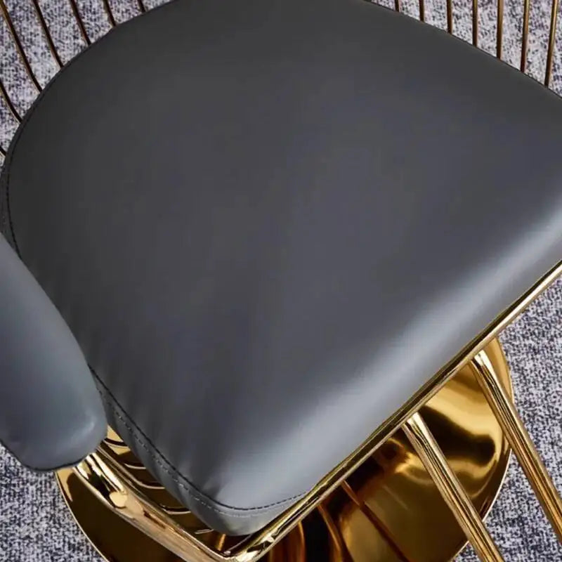 High end, stainless steel, dining chair, single sofa chair designer