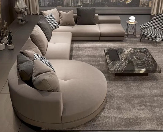 Modern Luxury Corner Sofa Set Furniture Couch Living Room Sectional Modular Lounge Sofa