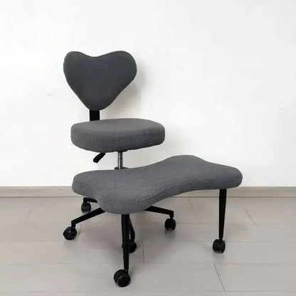 Cross Legged Office Chair – Meditation Seat with Lumbar Support for Desk Work, Yoga & Mindfulness Comfortable & Space-Saving