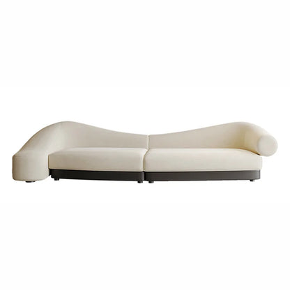 Corner curved sofa living room modern simple combination module