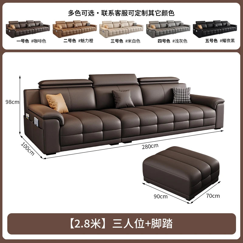 Leather Tables Living Room Sofas Luxury Modern Recliner Conference Tables Living Room Sofas Couch Lazy Muebles Home Furniture